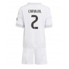 Real Madrid Daniel Carvajal #2 Hemmakläder Barn 2025-26 Kortärmad (+ Korta byxor)